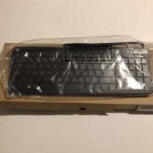 HP black Wired USB Keyboard 801526-DB2 New
